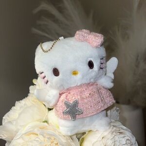 Hello kitty plush keychain